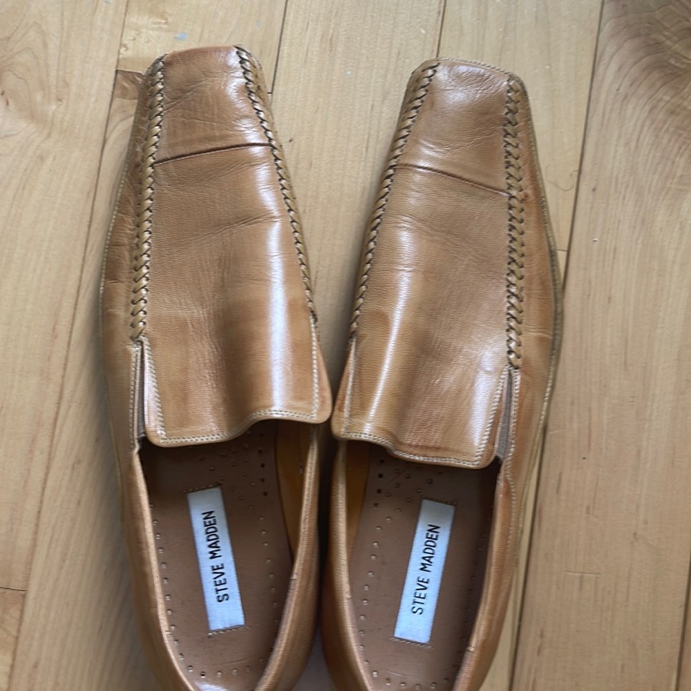 Leather loafers